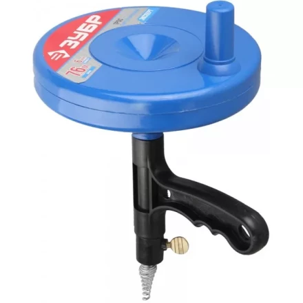 Трос ЗУБР &quot;ЭКСПЕРТ&quot; сантехнический в пластиковом корпусе длина 7,6 м, диаметр 6 мм 51907-08 купить в Ханты-Мансийске