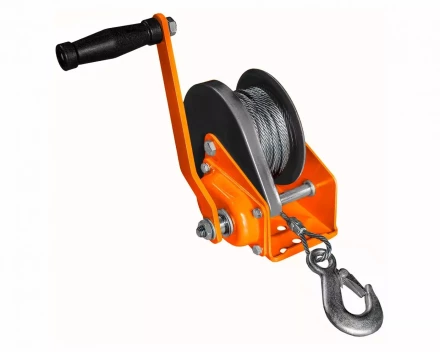 Лебедка ручная барабанная с тормозом Magnus-Profi LRT-800, 800 кг, канат 10 м купить в Ханты-Мансийске