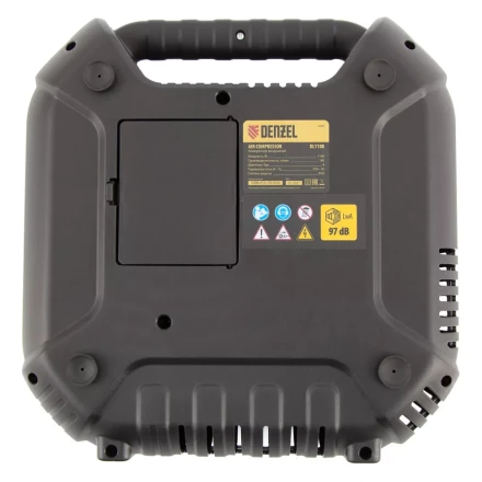 Компрессор воздушный DL1100 1.1 кВт, 180 л/мин, с набором аксессуаров Denzel 58005 купить в Ханты-Мансийске