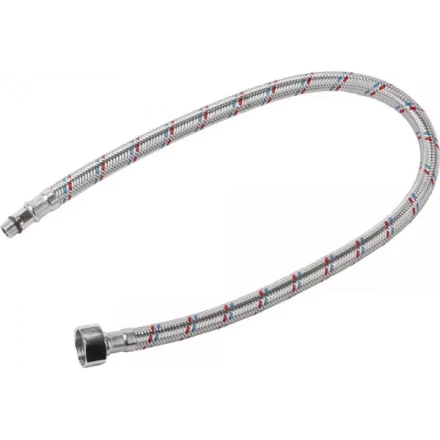 Подводка гибкая STAYER для воды к смесителям, оплетка из нерж стали, укороченная, г/ш 1/2&quot; - 0,6м 51016-060 купить в Ханты-Мансийске