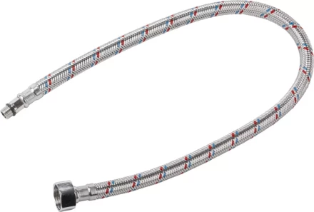 Подводка гибкая STAYER для воды к смесителям, оплетка из нерж стали, укороченная, г/ш 1/2&quot; - 0,6м 51016-060 купить в Ханты-Мансийске