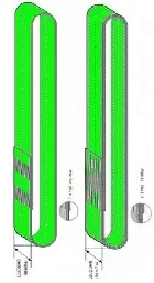 Строп текстильный кольцевой СТК 1 т L=2.5 м SF6 30 мм купить в Ханты-Мансийске