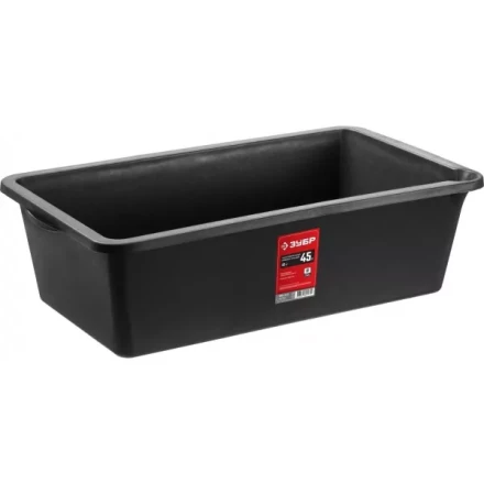 Кювета ЗУБР "ЭКСПЕРТ" строительная пластмассовая, 41x71x22см(ШхДхГ), 45л 06097-45_z03 купить в Ханты-Мансийске