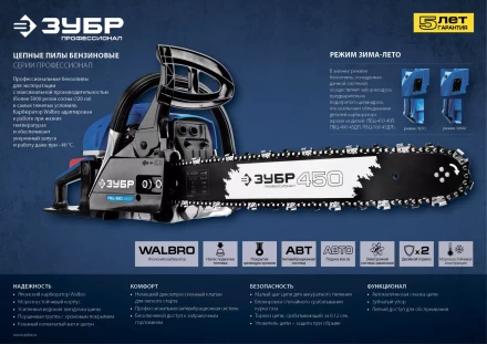 Бензиновая пила (бензопила) ПБЦ-560 45ДП серия ПРОФЕССИОНАЛ купить в Ханты-Мансийске