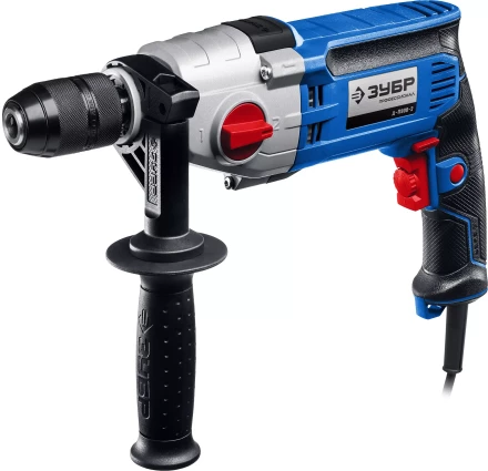 ЗУБР 900 Вт, 13 мм, безударная дрель, 2-скоростная, мет. корпус, Профессионал (Д-П900-2) купить в Ханты-Мансийске
