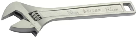Ключ разводной ЗУБР, Ni-Cr, длина 250мм, зев 30мм 27253-25 купить в Ханты-Мансийске