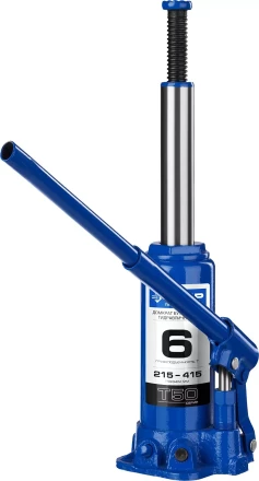 Домкрат гидравлический бутылочный T50, 6т, 215-415мм, ЗУБР Профессионал 43060-6 43060-6_z01 купить в Ханты-Мансийске