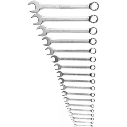 Набор KRAFTOOL "EXPERT": Ключи гаечные комбинированные, Cr-V сталь, хромированные, 6-32мм, 18шт 27079-H18