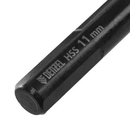 Сверло по металлу, 11 мм, HSS-Tin, Golden Tip, 6 шт. Denzel 717223 купить в Ханты-Мансийске
