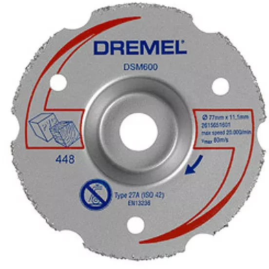 Диск многофункциональный SC600 к пиле DSM20 по дереву ламинату пластику Dremel купить в Ханты-Мансийске