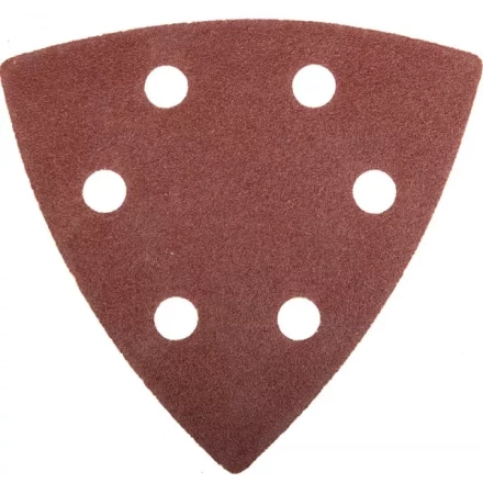 Треугольник шлифовальный ЗУБР "МАСТЕР" универсальный на велкро основе, 6 отверстий, Р120, 93х93х93мм, 5шт 35583-120 купить в Ханты-Мансийске