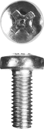 Винт ЗУБР &quot;МАСТЕР&quot; DIN 7985, класс прочности 4.8, оцинкованный, M5x12мм, 5кг 303150-05-012 купить в Ханты-Мансийске