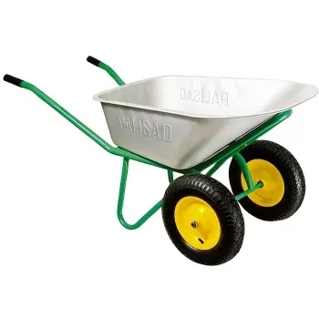 Тачка садово-строительная 2-х колесная усиленная грузоподъемность 320 кг объем 100 л 689833 купить в Ханты-Мансийске