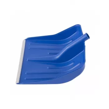 Лопата снеговая синяя 400 х 420 мм без черенка пласт. алюм. окантовка СИБРТЕХ Россия 61618 купить в Ханты-Мансийске