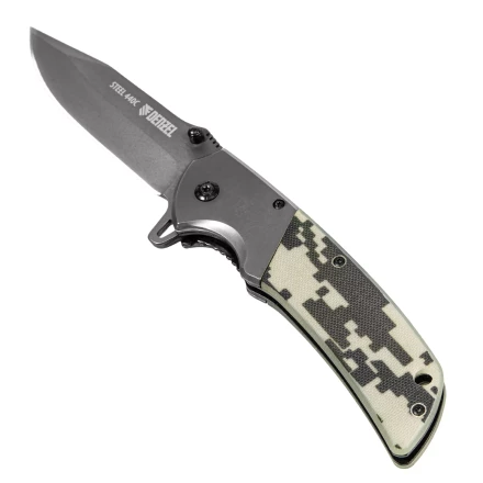 Нож складной Denzel, многоцелевой, системы Liner-Lock, с накладкой G10 на классической рукоятке, 79207 купить в Ханты-Мансийске