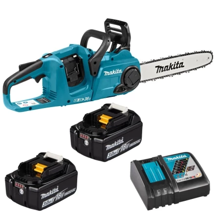 Пила цепная аккум. LXT Makita DUC353RF2, 14&quot;/35см, 3/8&quot;, (2xBL1830B, DC18RC) купить в Ханты-Мансийске