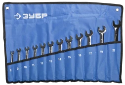 Наборы трещоточных комбинированных ключей Зубр серия ПРОФЕССИОНАЛ 27075-H12
