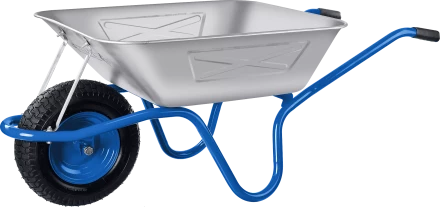 Тачка с широким пневматическим колесом строительная одноколесная 250 кг серия ПРОФЕССИОНАЛ купить в Ханты-Мансийске