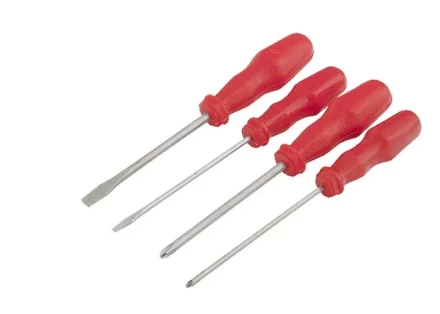 Набор отверток, пластмассовые ручки, 4 шт, (Металлист) Россия купить в Ханты-Мансийске