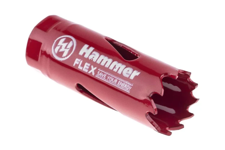Коронка биметаллическая HAMMER Ф19х38мм 1/2"  BiMETALL (224-001) купить в Ханты-Мансийске