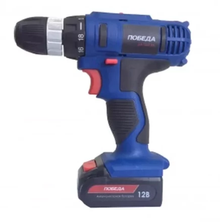 Аккумуляторная дрель-шуруповерт ПОБЕДА ДА-12/2 Ли PATRIOT купить в Ханты-Мансийске