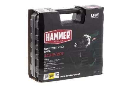 Дрель аккумуляторная HAMMER ACD12/2CS купить в Ханты-Мансийске