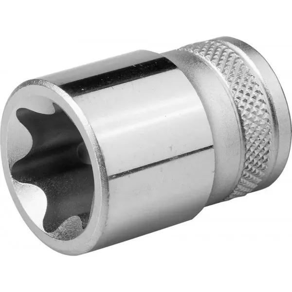 Торцовая головка KRAFTOOL "INDUSTRIE QUALITAT", Cr-V, внешний TORX, хромосатинированная, 1/2", Е 22 27810-22_z01 купить в Ханты-Мансийске
