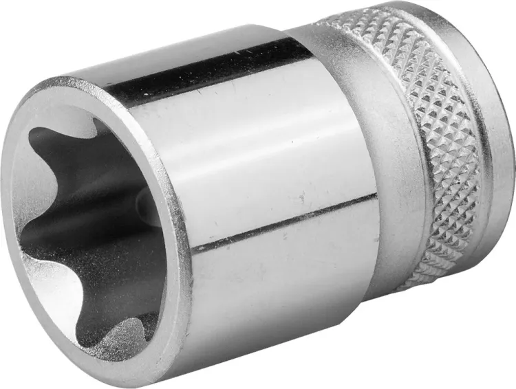 Торцовая головка KRAFTOOL "INDUSTRIE QUALITAT", Cr-V, внешний TORX, хромосатинированная, 1/2", Е 22 27810-22_z01 купить в Ханты-Мансийске