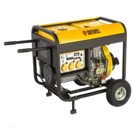 Генератор дизельный DENZEL DD6300Е электростартер 94657 купить в Ханты-Мансийске