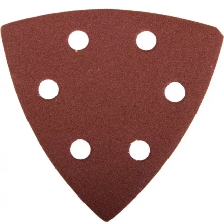 Треугольник шлифовальный ЗУБР "МАСТЕР" универсальный на велкро основе, 6 отверстий, Р180, 93х93х93мм, 5шт 35583-180 купить в Ханты-Мансийске