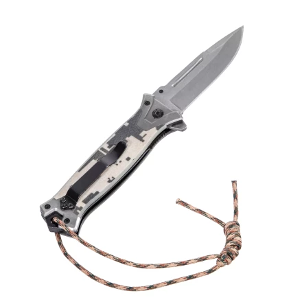 Нож складной Denzel, многоцелевой, системы Liner-Lock, с накладкой G10 на прямой рук-ке+стеклобой, 79208 купить в Ханты-Мансийске