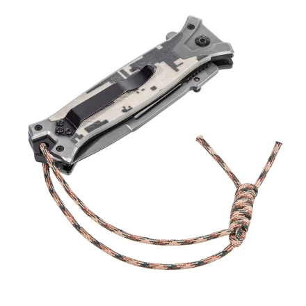 Нож складной Denzel, многоцелевой, системы Liner-Lock, с накладкой G10 на прямой рук-ке+стеклобой, 79208 купить в Ханты-Мансийске