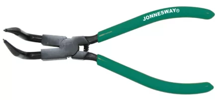 Щипцы для стопорных колец с удлиненными губками 216мм сжим загнутые  P9508C Jonnesway 48933 купить в Ханты-Мансийске
