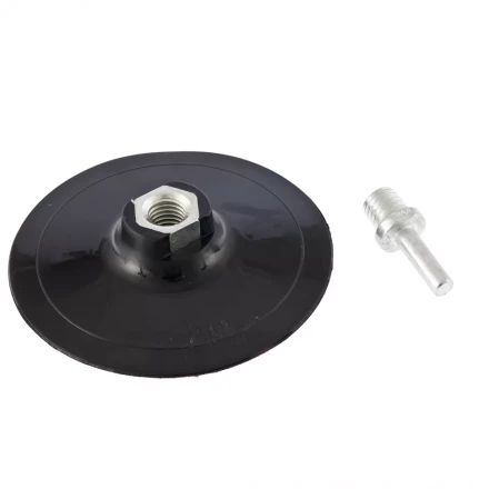 Насадка для дрели и УШМ с липучкой 125 мм усиленная MATRIX артикул 76238 купить в Ханты-Мансийске