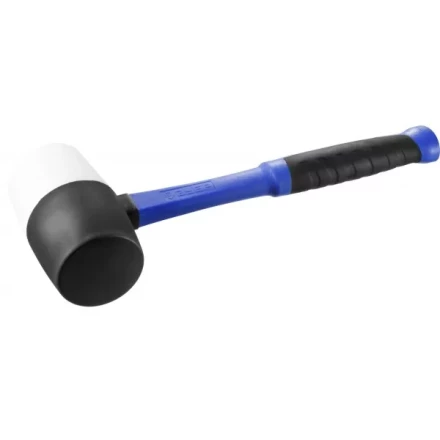 Киянка ЗУБР &quot;ПРОФЕССИОНАЛ&quot; резиновая черно-белая, с фиберглассовой ручкой, 900г 20532-900 купить в Ханты-Мансийске