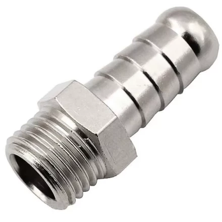 Штуцер наружная резьба 1/2" - ёлка d16 мм купить в Ханты-Мансийске