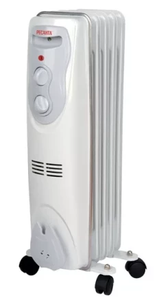 Маслянный радиатор обогреватель электрический Ресанта ОМ-5Н купить в Ханты-Мансийске