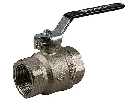 Кран шаровой ЗУБР полнопроходной &quot;мама-мама&quot;, ручка, хромиров латунь, 1/2&quot; 4-51320-C-1/2 купить в Ханты-Мансийске