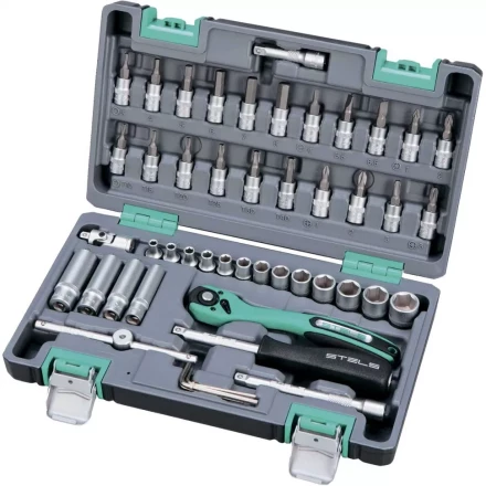 Набор инструмента 1/4 Cr-V S2 усиленный кейс 47 предметов STELS 14099 купить в Ханты-Мансийске