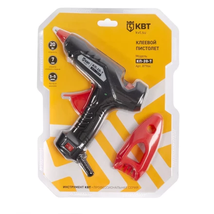 Пистолет клеевой КВТ КП-20-7 20 Вт, стержня 7 мм (87964) купить в Ханты-Мансийске
