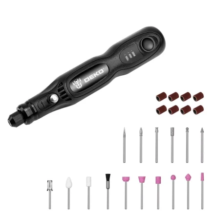 Гравер аккумуляторный DEKO DKRT3.6-Li SET, 063-1400 купить в Ханты-Мансийске