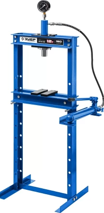 ЗУБР ПГН-12, 12 т, гидравлический пресс с гидронасосом и манометром, Профессионал (43072-12) купить в Ханты-Мансийске