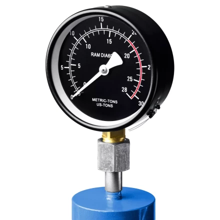 ЗУБР ПГН-12, 12 т, гидравлический пресс с гидронасосом и манометром, Профессионал (43072-12) купить в Ханты-Мансийске