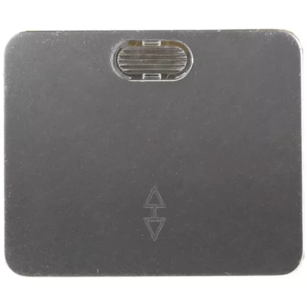 Выключатель СВЕТОЗАР "ГАММА" проходной, с подсветкой, одноклав., без вставки и рамки, цвет светло-серый металлик, 10A SV-54138-SM купить в Ханты-Мансийске