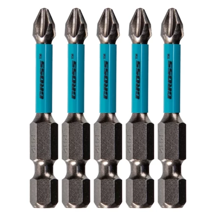 Набор Бита торсионная PH2 x 50 мм Gross 11490, для ударных шуруповертов, 5 шт. купить в Ханты-Мансийске