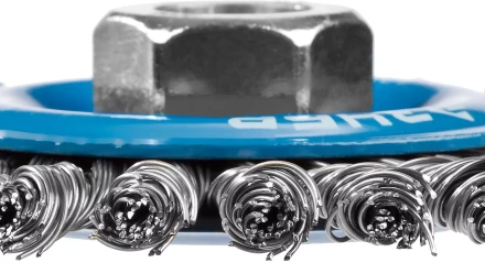 ЗУБР "ПРОФЕССИОНАЛ". Щетка дисковая для УШМ, плетеные пучки стальной проволоки 0,5мм, 100ммхМ14 35192-100_z02 купить в Ханты-Мансийске