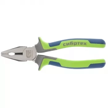 Плоскогубцы комбинированные 200 мм фосфатирование трехкомпонентные рукоятки СИБРТЕХ 17055 купить в Ханты-Мансийске