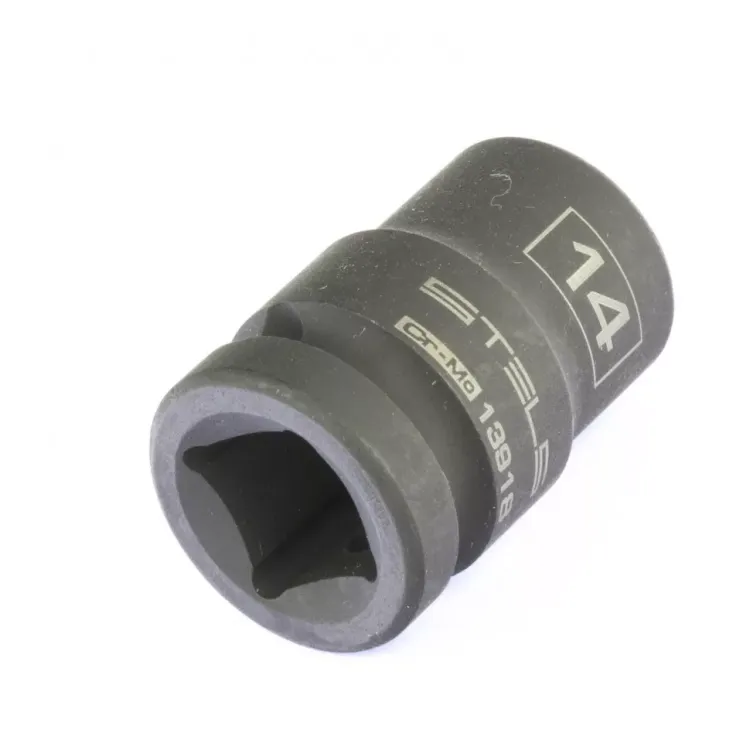 Головка ударная шестигранная 14 мм 1/2" CrMo  Stels 13918 купить в Ханты-Мансийске