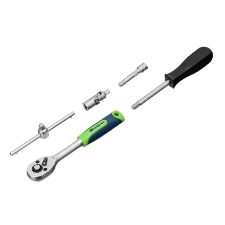 Набор инструментов Сибртех 13392, 1/4&quot;, пластиковый кейс, 29 предметов купить в Ханты-Мансийске