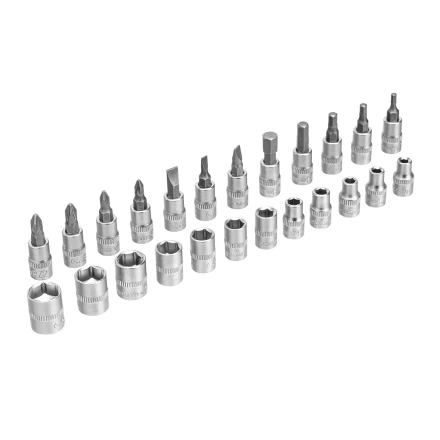 Набор инструментов Сибртех 13392, 1/4&quot;, пластиковый кейс, 29 предметов купить в Ханты-Мансийске